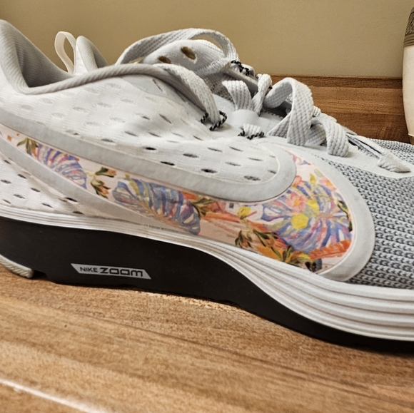 Nike Shoes - Nike Zoom Women's Gray and Floral Sneakers